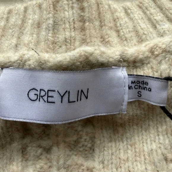 NWT Greylin Cable Knit Cardigan - Small - Picture 4 of 7
